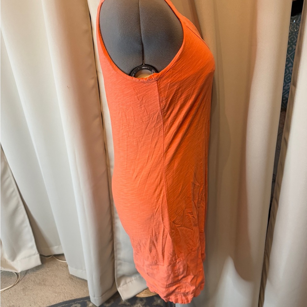 Tommy Bahama Orange Sundress with Asymmetrical Hem and Scoop Neck - Picture 5 of 6